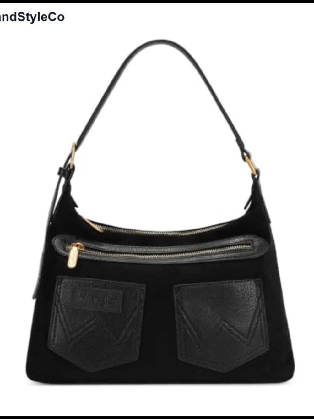 Faux Suede Hobo Bag with Crossbody Strap | Small Purses for Women